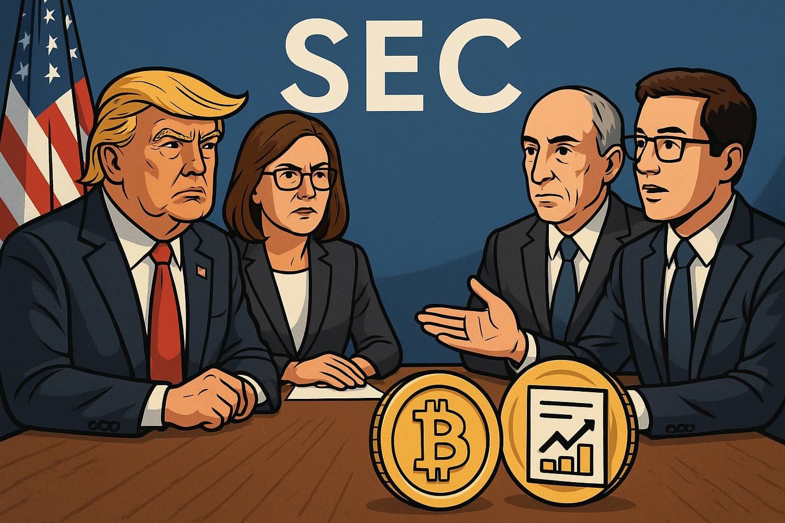 SEC Meets Trump-Backed Firms on Crypto Rules: Big Changes Ahead?