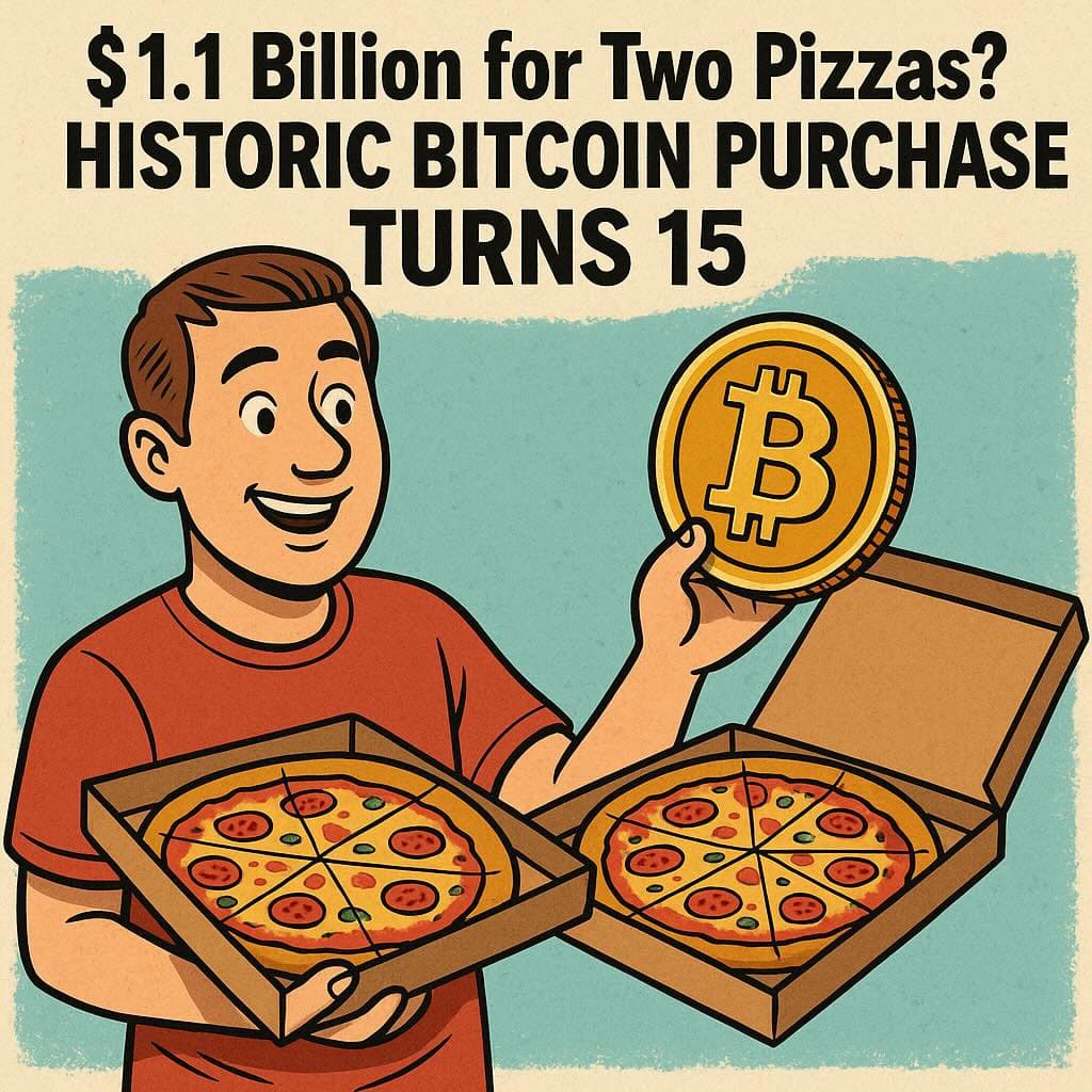 Title: Bitcoin Pizza Day Turns 15: From $41 to $1.1 Billion