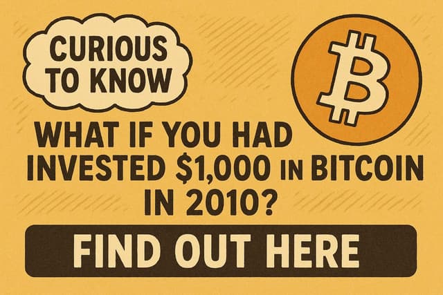 What If You Had Invested $1,000 in Bitcoin in 2010?