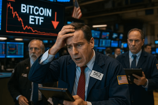 Bitcoin ETF outflows amid US political unrest